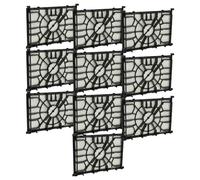 vhbw 10x filtre protection moteur compatible avec Siemens VSZ 7A337 M/12, VSZ 7A337 M/08, VSZ 7442 S/12, VSZ 7442 S/10, VSZ 7A400 aspirateurs