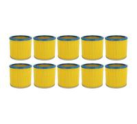 vhbw 10x filtre rond à lamelles filtrantes filtre à lamelles pour aspirateur Parkside PNTS 1500 (A1/B1/B2), 30/4(E/S), 30/6(E/S), 30/7(E/S)
