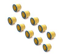 vhbw 10x Filtre rond / filtre en lamelles pour aspirateur, robot, aspirateur multifonctions Lavor 3.752.0032, GBX 22, GBX 32, GN 22, GNX 22, ...