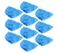 vhbw 10x Filtre textile compatible avec Einhell AS 1100, 1215 S, 1250, 1115 aspirateur sec et humide - Sac filtrant, lavable bleu