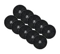vhbw 10x Filtres à charbon actif compatible avec AEG DE6251ML, AWS8445AB, DE6261-ML, DEB2530S, DE6251-ML, AWS8446AB, AWS8445AW hotte aspirante