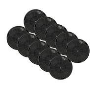 vhbw 10x Filtres à charbon actif compatible avec Beko CWB9441XNH hotte aspirante - 19,6 cm