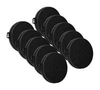vhbw 10x Filtres à charbon actif compatible avec Bomann DU618G hotte aspirante - 21 cm