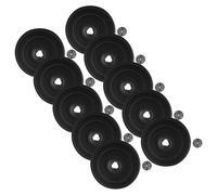 vhbw 10x Filtres à charbon actif compatible avec Bosch DUL62FA51/02, DUL62MA20T/01, DUL62MA20T/02, DUL62FA51/01 hotte aspirante - 23 cm