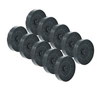 vhbw 10x Filtres à charbon actif compatible avec Electrolux 9029793792, 5029457000/2, 5029090900/6, 902979379/2, 902979379 hotte aspirante