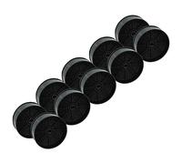 vhbw 10x Filtres à charbon actif compatible avec Electrolux ILMA TOUCH X A120, ILMA TOUCH X A60, ILMA TOUCH X A90 hotte aspirante