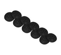 vhbw 10x Filtres à charbon actif compatible avec Elica BELT WH/F/55 PRF0038445C, BLOOM BL/A/85, BELT WH/F/80 PRF0038443C hotte aspirante - 17,2 cm