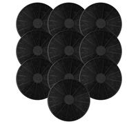 vhbw 10x Filtres à charbon actif compatible avec Respekta CH 44060-60 GA, CH 44068-90 IXA, CH 44078-60 IXA, CH 44090-90 GA hotte aspirante - 17,5 cm