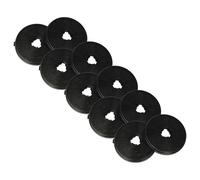 vhbw 10x Filtres à charbon actif compatible avec Respekta CH22010/90SBZ hotte aspirante