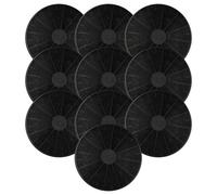 vhbw 10x Filtres à charbon actif compatible avec Schneider SL S 5-60 AWTZ, SL S 5-80 ABTZ, SL S 5-80 AWTZ, SL T2-60 IXTZ hotte aspirante - 17,5 cm