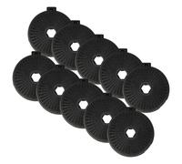vhbw 10x Filtres à charbon actif compatible avec Smeg KITD4C, KSE71X-1, KSE61X-1, KSE90X-1, KSE91X-1 hotte aspirante - 20 cm