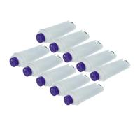 vhbw 10x Filtres à eau compatible avec DeLonghi ECAM 23.210.B, ECAM 23.210.SB machine à café automatique, machine à expresso, blanc