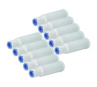 vhbw 10x Filtres à eau compatible avec Krups Espresso Master EA8808, EA880810 machine à café automatique, machine à expresso, blanc