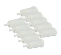 vhbw 10x Filtres à eau compatible avec Solis type 117, 118, 1011, 115 machine à expresso, blanc