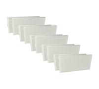 vhbw 10x Filtres compatible avec Stiebel-Eltron LWZ 8 CSE Premium, LWZ 8 CS Premium, LWZ 8 S Trend appareil de ventilation - Filtre à air F7 blanc
