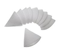 vhbw 10x Filtres coniques pour ventilation, VMC par ex. compatible avec Helios, Maico, Pluggit, Zehnder - Filtre d'évacuation G4, DN 100, blanc