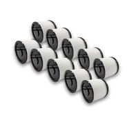 vhbw 10x Filtres ronds pour aspirateur multifonctions Aqua Vac Super 30, 40, 615 S1, 615 S2, 760