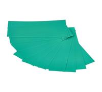 vhbw 10x Gaines thermorétractables adaptées pour batterie 18650 - Film rétractable, 7,2 x 3 cm, vert