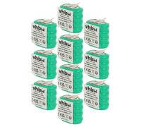 vhbw 10x NiMH pile bouton de remplacement pour type 4/V150H 3 épingles 150mAh 4,8V convient pour les batteries de modélisme etc.