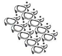 vhbw 10x Oreillette Compatible avec Motorola GP88, GP300, GP73, GP600, GP68, CP040 Radio Talkie-walkie