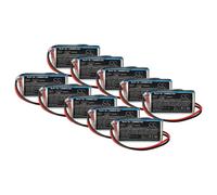 vhbw 10x Pile compatible avec Verisure Camera Detector, Nattsikringspanel, Night Control système d'alarme (1350mAh, 3V, Li-MnO2)