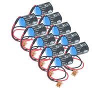 vhbw 10x Pile Remplacement pour LS14250-MR, FBT030A, FBT020A, ER3V/3.6V, NP8P-BT pour PLC Contrôleur Logique Programmable (1000mAh, 3,6V, Li-MnO2)