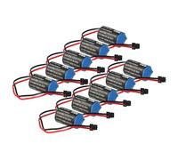 vhbw 10x Pile remplacement pour Toshiba 1467051, 146705-1, 704004, ER3V pour Servomoteur, Machine CNC (1000mAh, 3,6V, Li-MnO2)