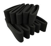 vhbw 10x Préfiltres remplacement pour Makita 423452-2 pour aspirateur - Filtre de rechange, amortit le bruit