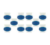vhbw 10x Raccords pour câbles de délimitation tondeuses-robots, étanches, bleus, transparents compatible avec Bosch Indego 1000 Connect