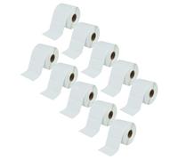 vhbw 10x Rouleau d'étiquettes à transfert thermique 31,7mm x 57,15mm (1000 étiquettes) compatible avec TSC TTP-245C, TTP-343C étiqueteuse