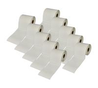 vhbw 10x Rouleau d'étiquettes 152mm x 102mm (278 étiquettes) compatible avec Brother TD-4100N étiqueteuse