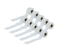vhbw 10x Rouleau d'étiquettes 38mm x 190mm (110 étiquettes) compatible avec Dymo LabelWriter 330 Turbo II, 400 Duo étiqueteuse blanc