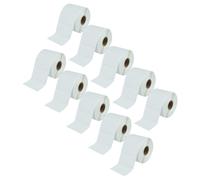 vhbw 10x Rouleau d'étiquettes à transfert thermique 31,7mm x 57,15mm (1000 étiquettes) compatible avec Zebra GX430t, LP2242 étiqueteuse
