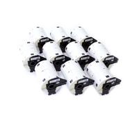 vhbw 10x Rouleau d'étiquettes + support 102mm x 51mm (600 étiquettes) compatible avec Brother PT QL500BW, QL-550, QL500BS étiqueteuse