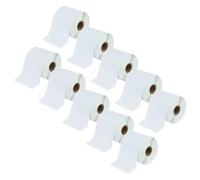 vhbw 10x Rouleau d'étiquettes thermique 25,4mm x 76,2mm (1375 étiquettes) compatible avec Zebra 105SL, 105SE, GK420d, 220Xi4, DA402 étiqueteuse
