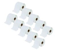 vhbw 10x Rouleau d'étiquettes thermique 25,4mm x 76,2mm (1375 étiquettes) compatible avec Zebra TLP2642, TLP2242, TLP2844, TLP2742 étiqueteuse