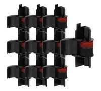 vhbw 10x Rouleaux d'encre Noir Compatible avec Canon MP 121 LTS/MG, 120 MG-ES II, 12D Calculatrice imprimante, Caisse enregistreuse