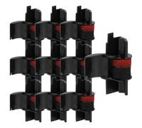 vhbw 10x Rouleaux d'encre noir compatible avec Panasonic Sears P42T-11 calculatrice imprimante, caisse enregistreuse