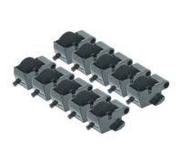 vhbw 10x Rouleaux d'encre noir compatible avec Sharp EL-2910, EL-2902, EL-2901E, EL-2901C calculatrice imprimante, caisse enregistreuse