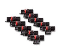 vhbw 10x Rouleaux d'encre Noir-Rouge Compatible avec Canon CP 13, 14 Calculatrice imprimante, Caisse enregistreuse