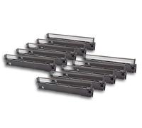 vhbw 10x ruban en nylon à encre pour imprimante matricielle Philips 1041, 1421, 1431, 1432, 1433, 1433 Plus, 1435, 1436, NMS 1007 comme SP800