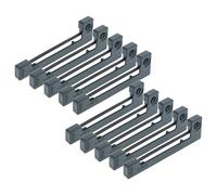 vhbw 10x Ruban encreur - bande teintée Nylon compatible avec BMC CR 180 remplace Epson ERC-09, C43S015354, ERC-09B.