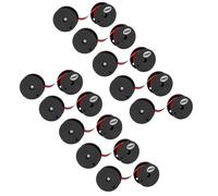 vhbw 10x Ruban encreur compatible avec Brother 8112 PD, 1205 imprimante matricielle ou de reçus - noir-rouge