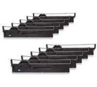 vhbw 10x Ruban encreur compatible avec Epson PLQ20K, PLQ 20 M, PLQ 22 CS, PLQ 22, PLQ 22 CSM imprimante matricielle ou de reçus - noir