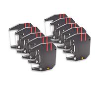 vhbw 10x Ruban encreur compatible avec Kardex Vision Writer EW 100 imprimante matricielle ou de reçus - noir