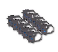 vhbw 10x Ruban encreur compatible avec Lexmark 2591N, 2590N+, 2591 imprimante matricielle ou de reçus - noir
