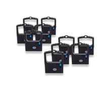 vhbw 10x Ruban encreur compatible avec OKI Microline 320, série 320, 320 Elite, 320 Flatbed imprimante matricielle ou de reçus - noir