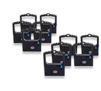 vhbw 10x Ruban encreur compatible avec OKI Microline ML 325, ML-3320, ML 321 Turbo N imprimante matricielle ou de reçus - noir