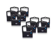 vhbw 10x Ruban encreur compatible avec OKI Microline ML 3391 eco, ML 3390 eco, ML 351, ML 3391 imprimante matricielle ou de reçus - noir