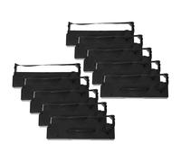 vhbw 10x Ruban encreur compatible avec Sigma CR-2080 Alpha, CR-4080 imprimante matricielle ou de reçus - noir